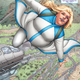 Faith going for a quick flight.
